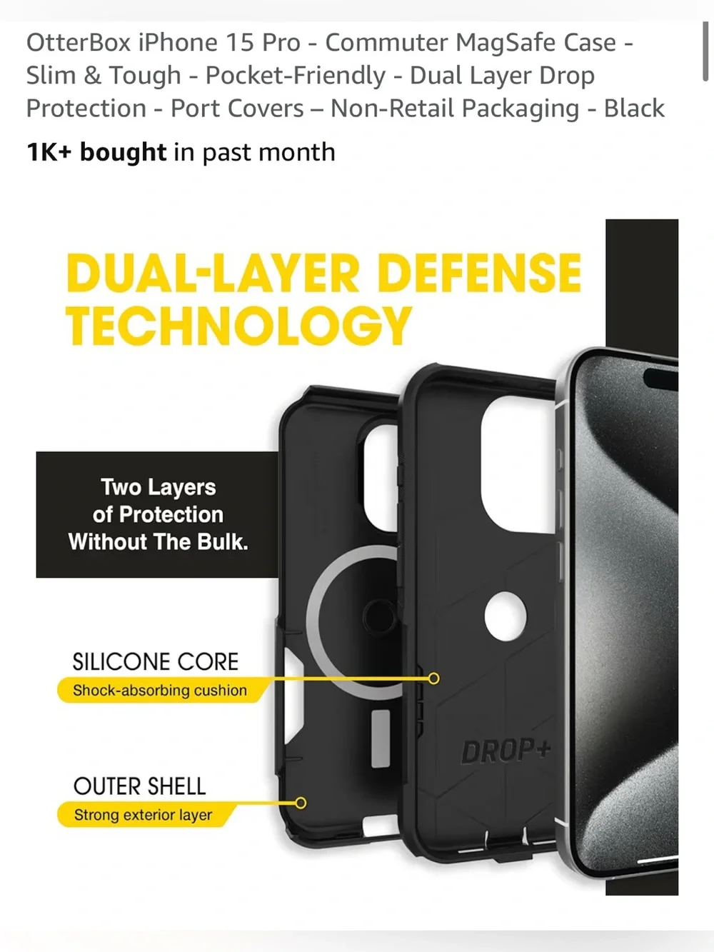 NEW Otterbox MagSafe Commuter+ iPhone 15 PRO Case